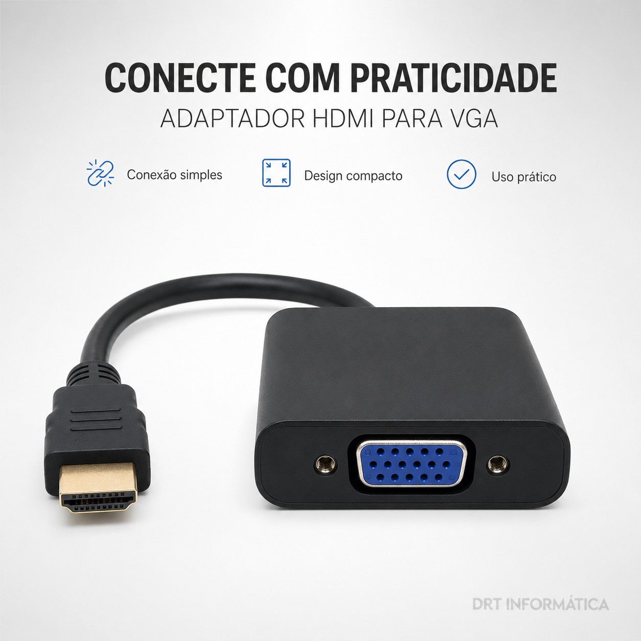 Adapt. HDMI p/ VGA