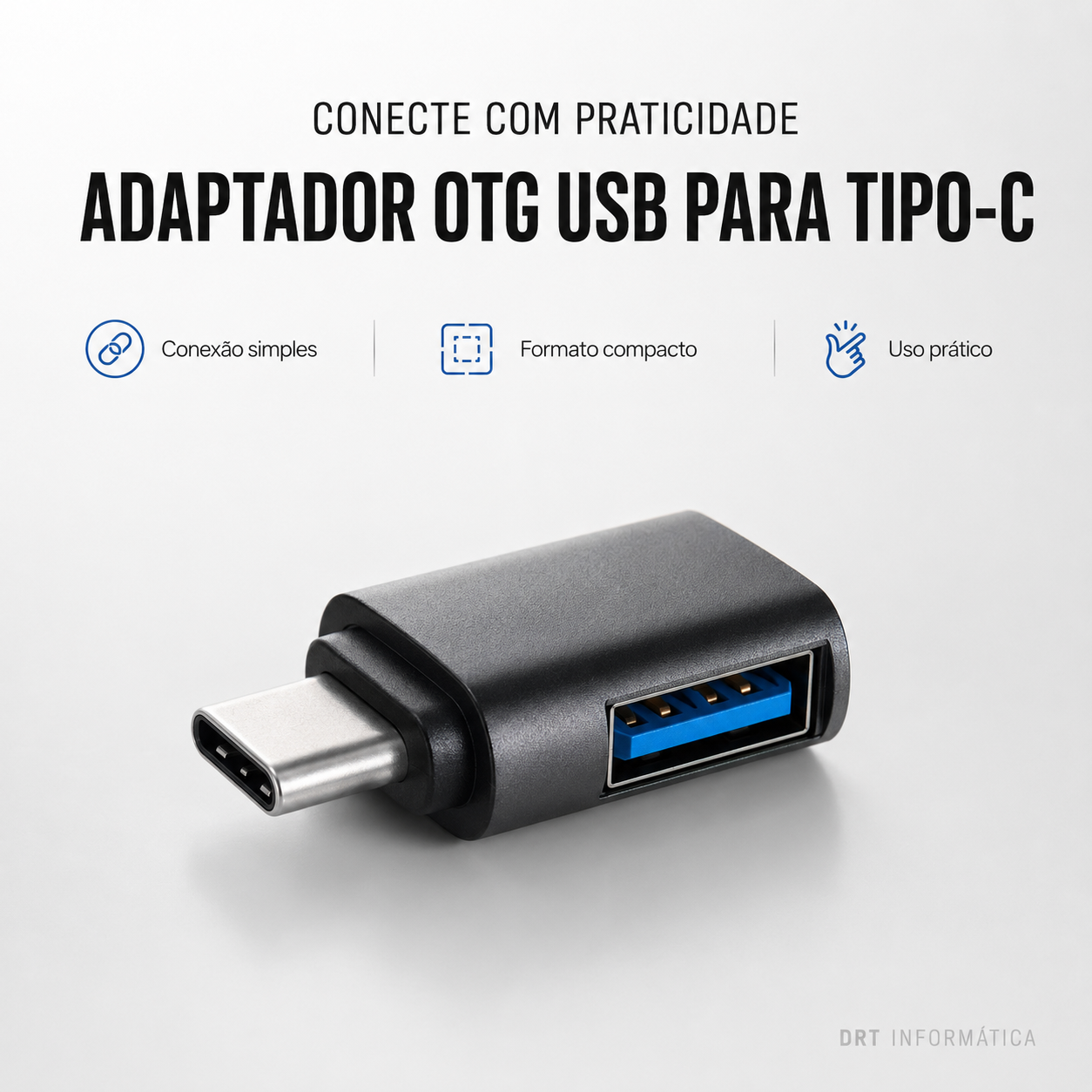 Adapt. OTG USB X Tipo-C