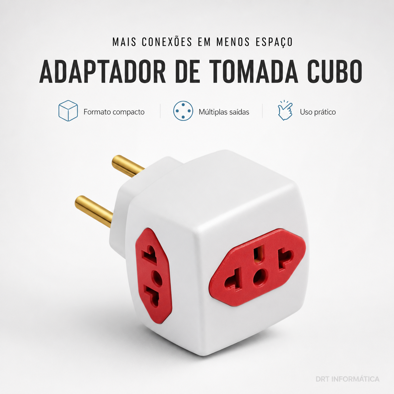 Adapt. Tomada Cubo