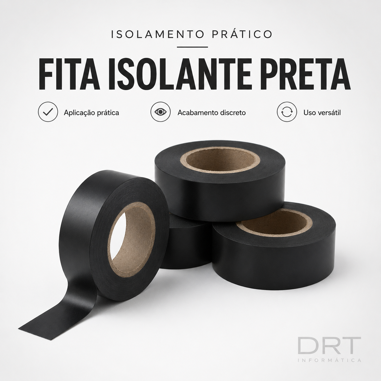 Fita Isolante Preta 10un