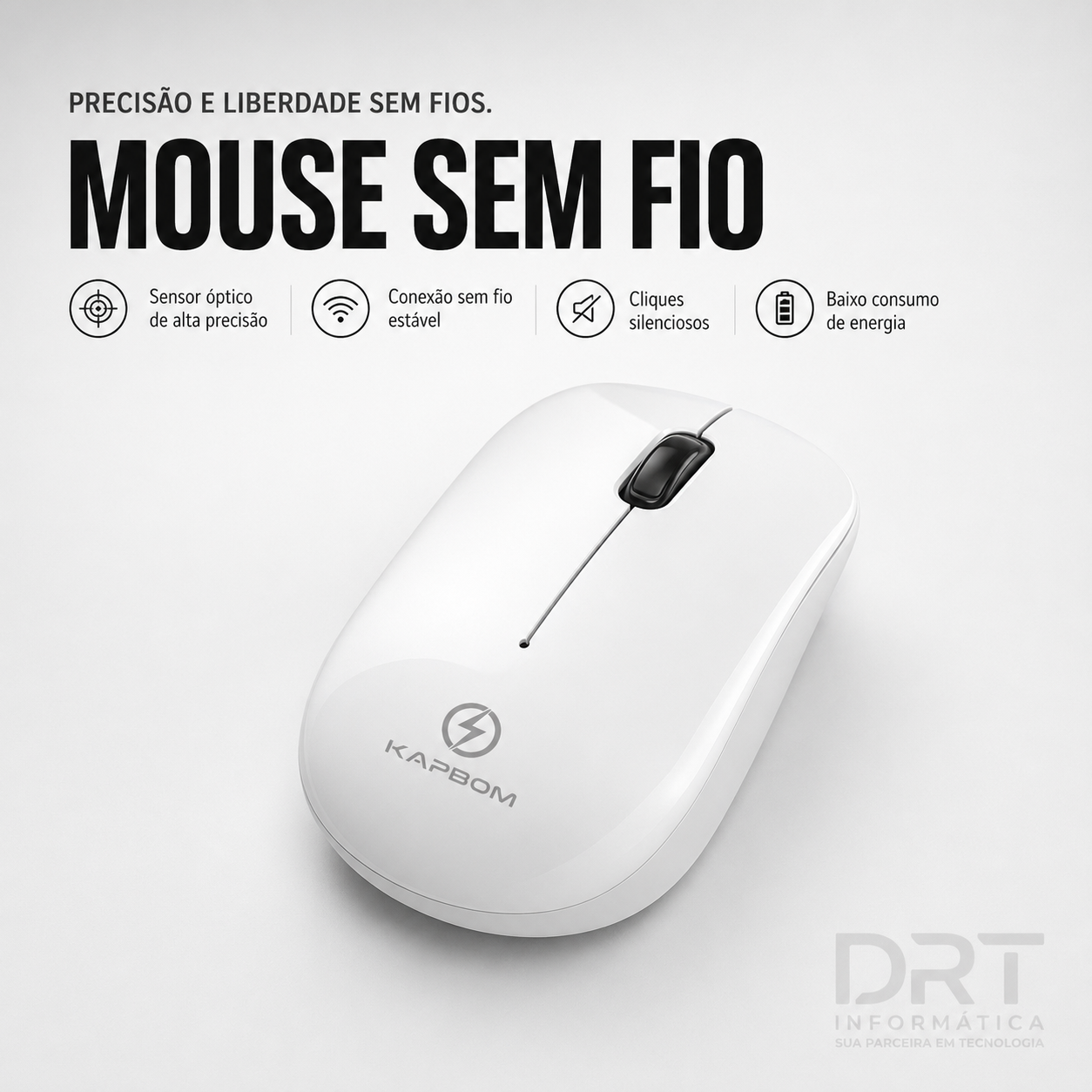 Mouse Sem Fio Kapbom KA-603