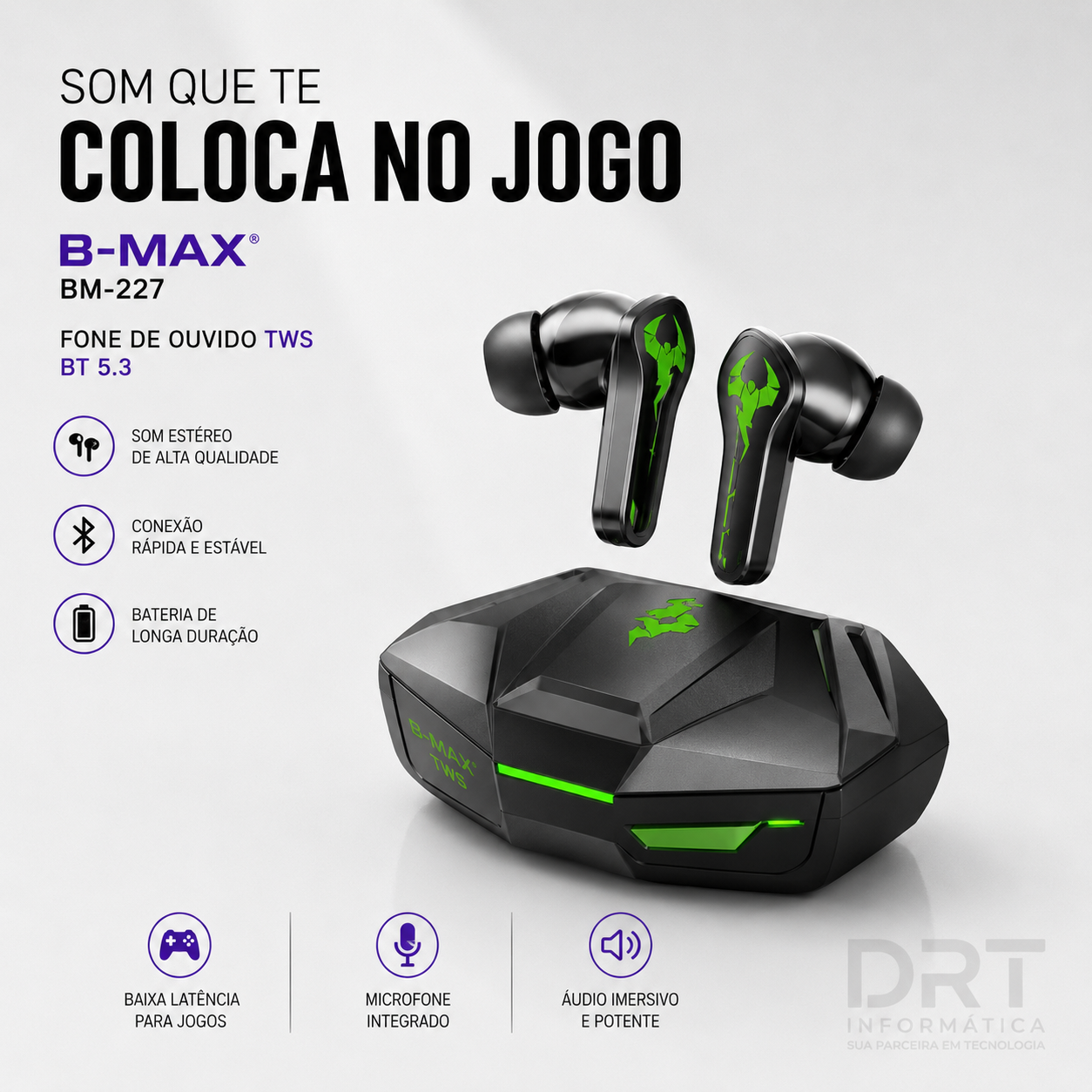 Fone Bluetooth BMax 227