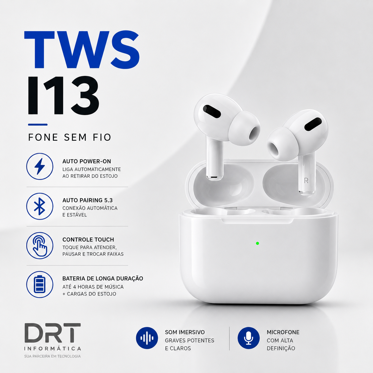 Fone Bluetooth I13