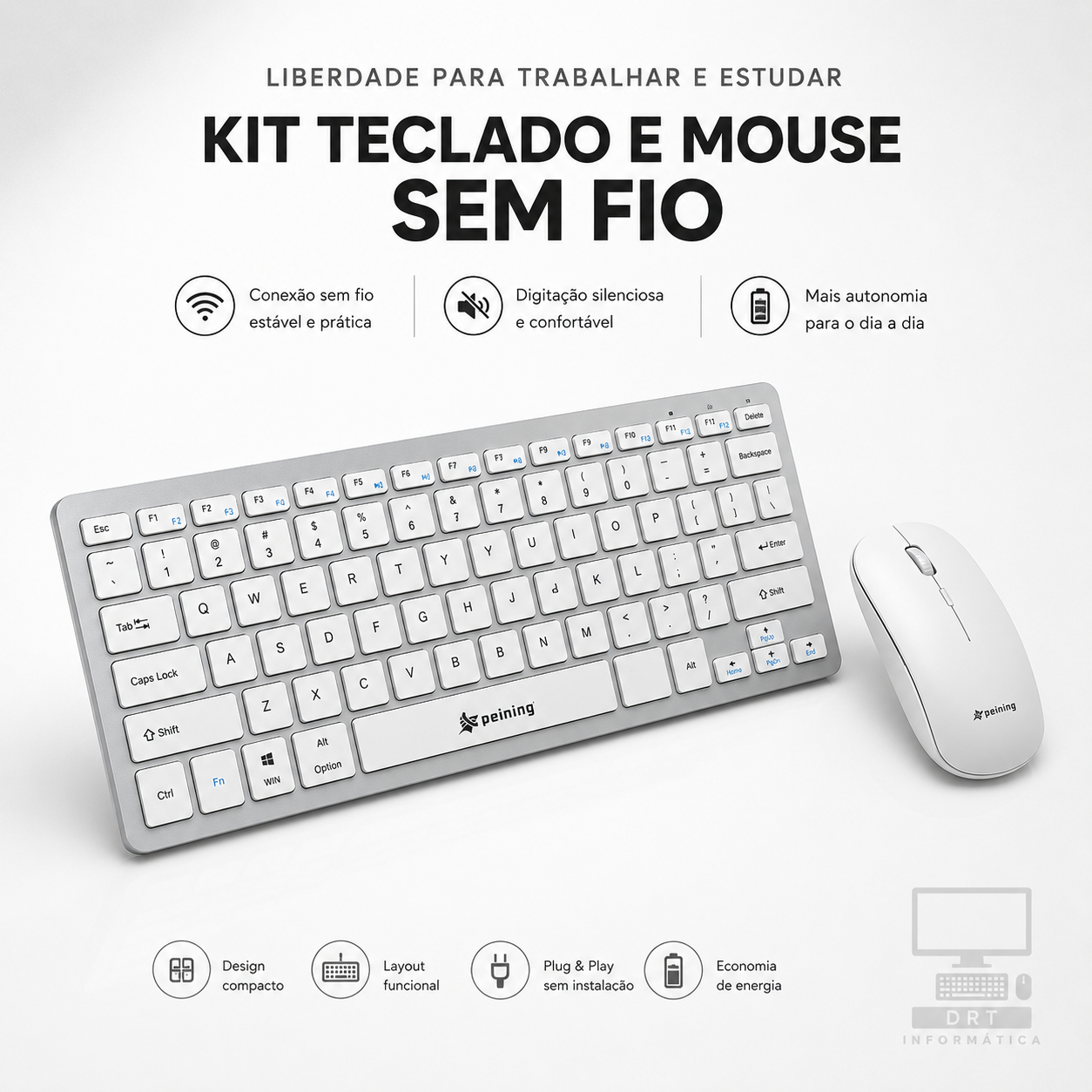 Kit Teclado/Mouse 3001M