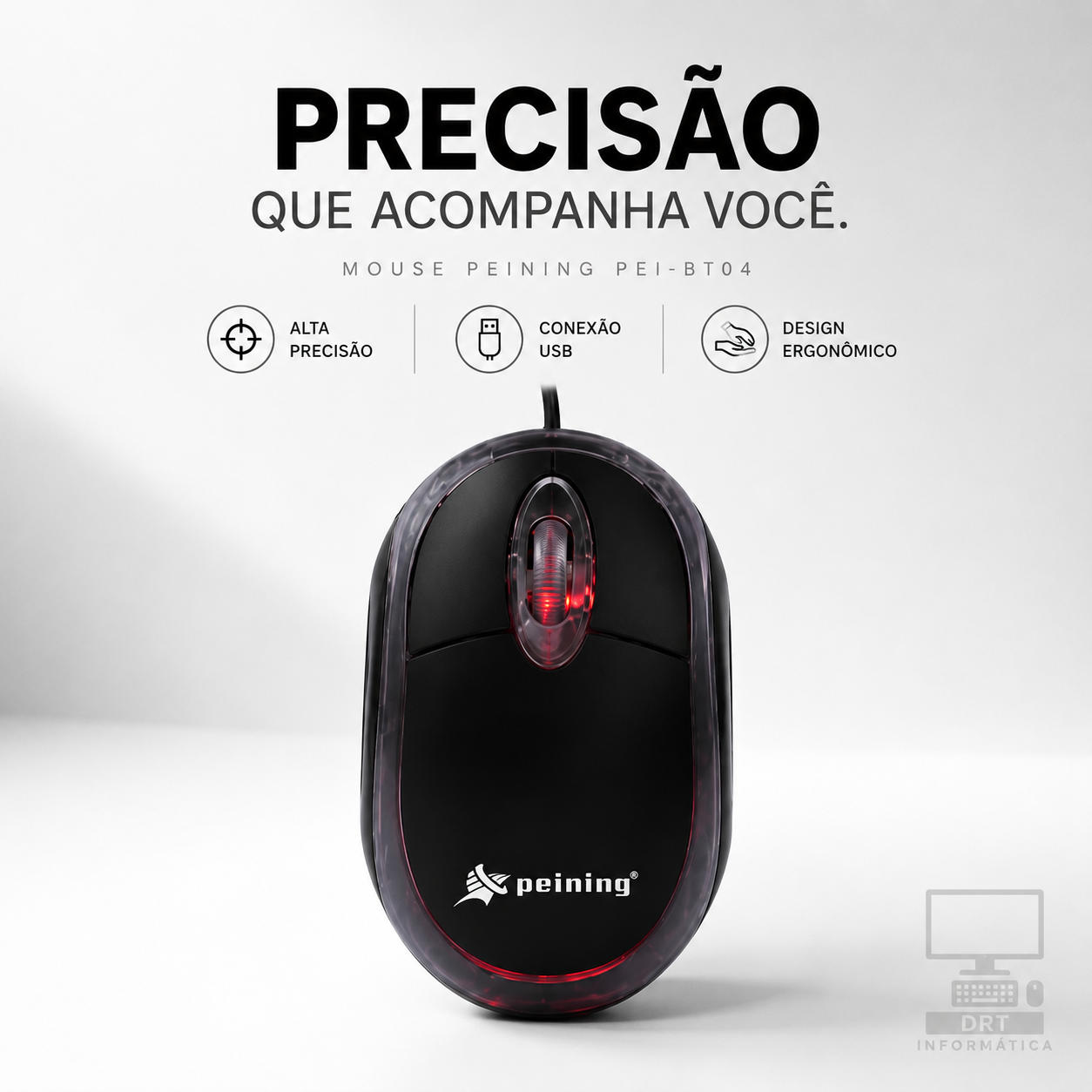 Mouse com Fio PEI-BT04