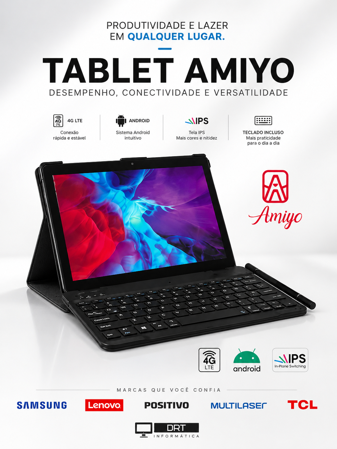 Tablet Amiyo 10,1 4G 4/128GB