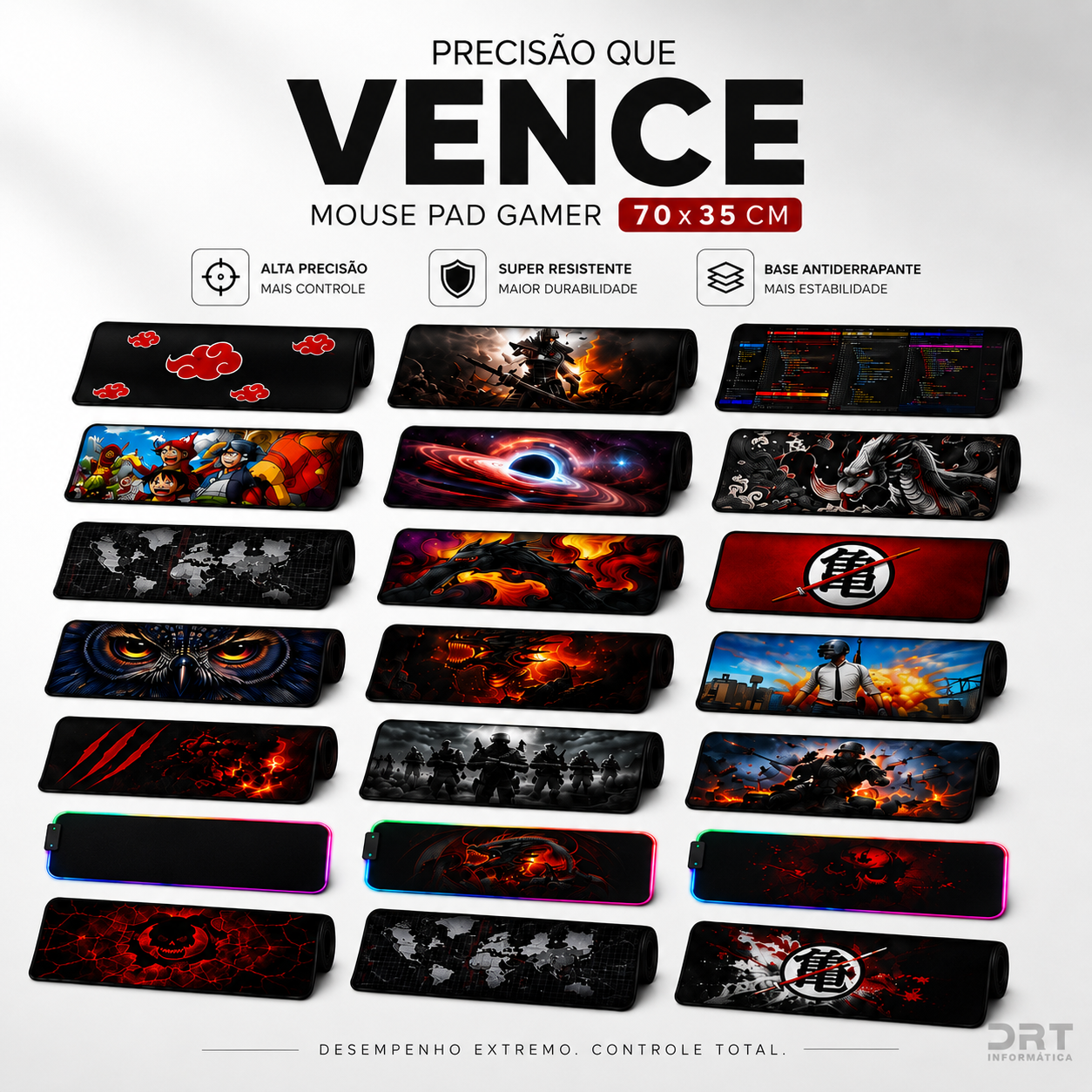 Mouse Pad Gamer 70x35cm