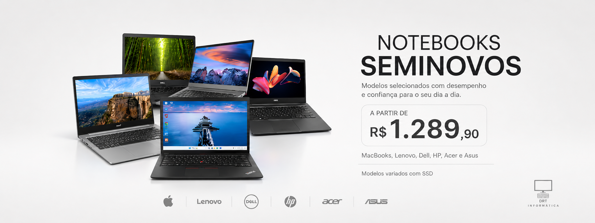 Notebooks seminovos