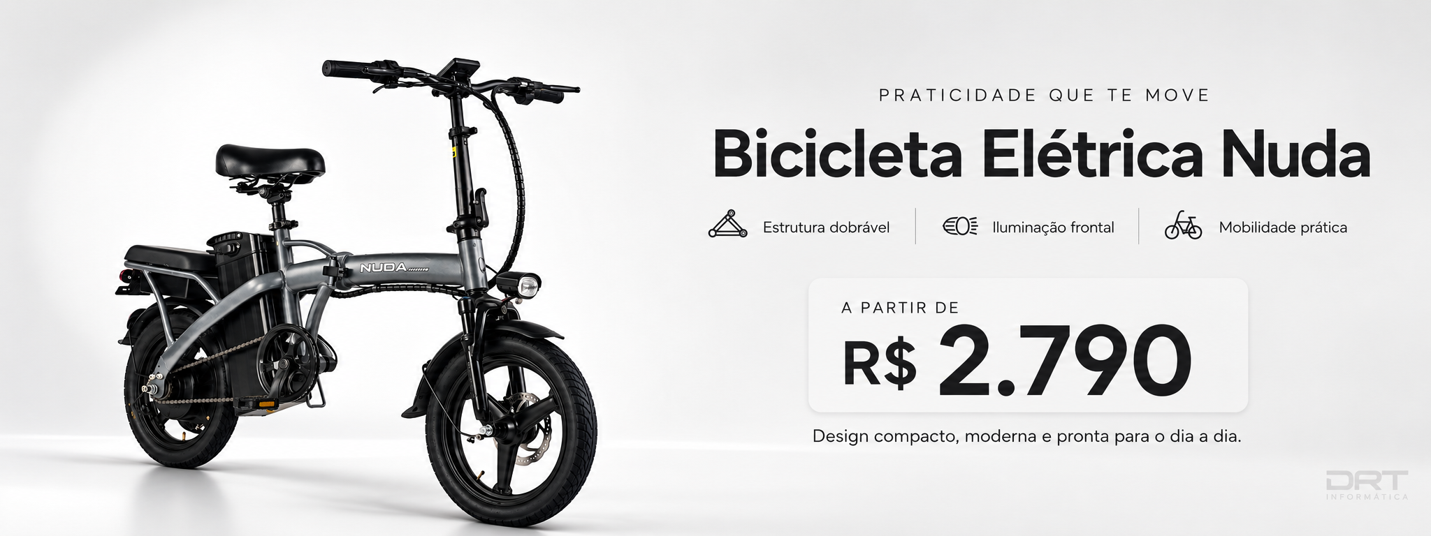 Bicicleta Elétrica Nuda