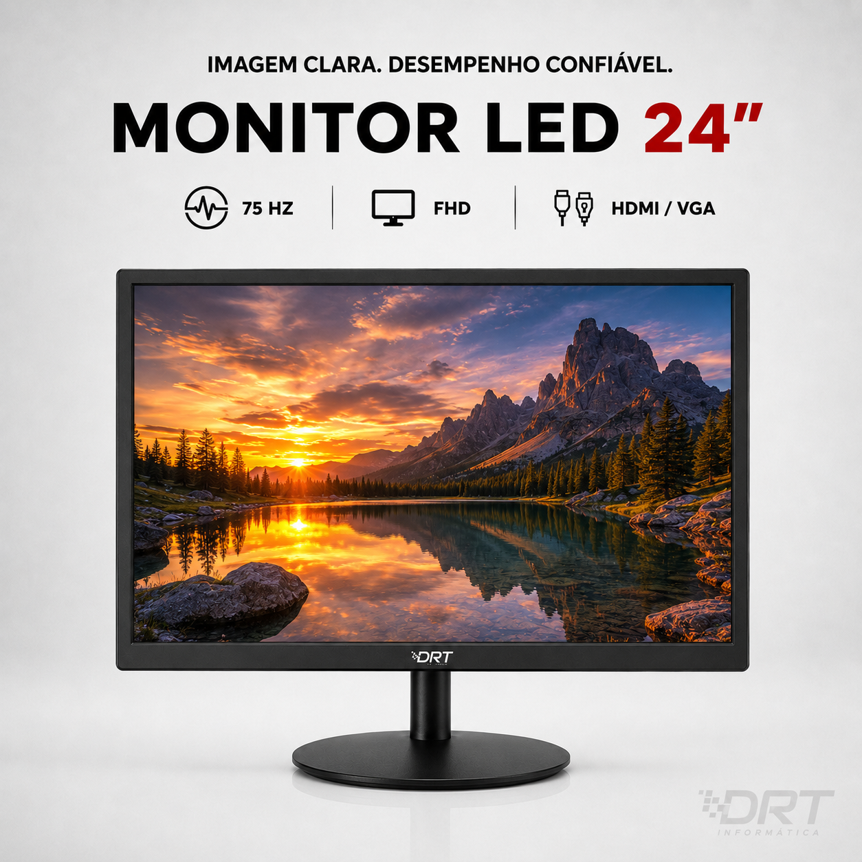 Monitor LED 24” 75Hz HDMI/VGA