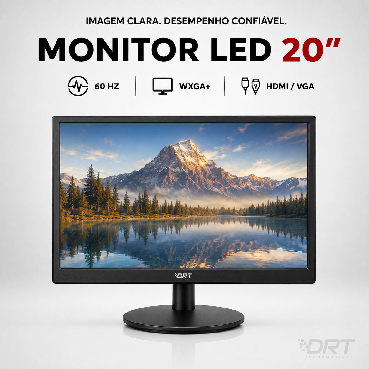 Monitor LED 20” 75Hz HDMI/VGA