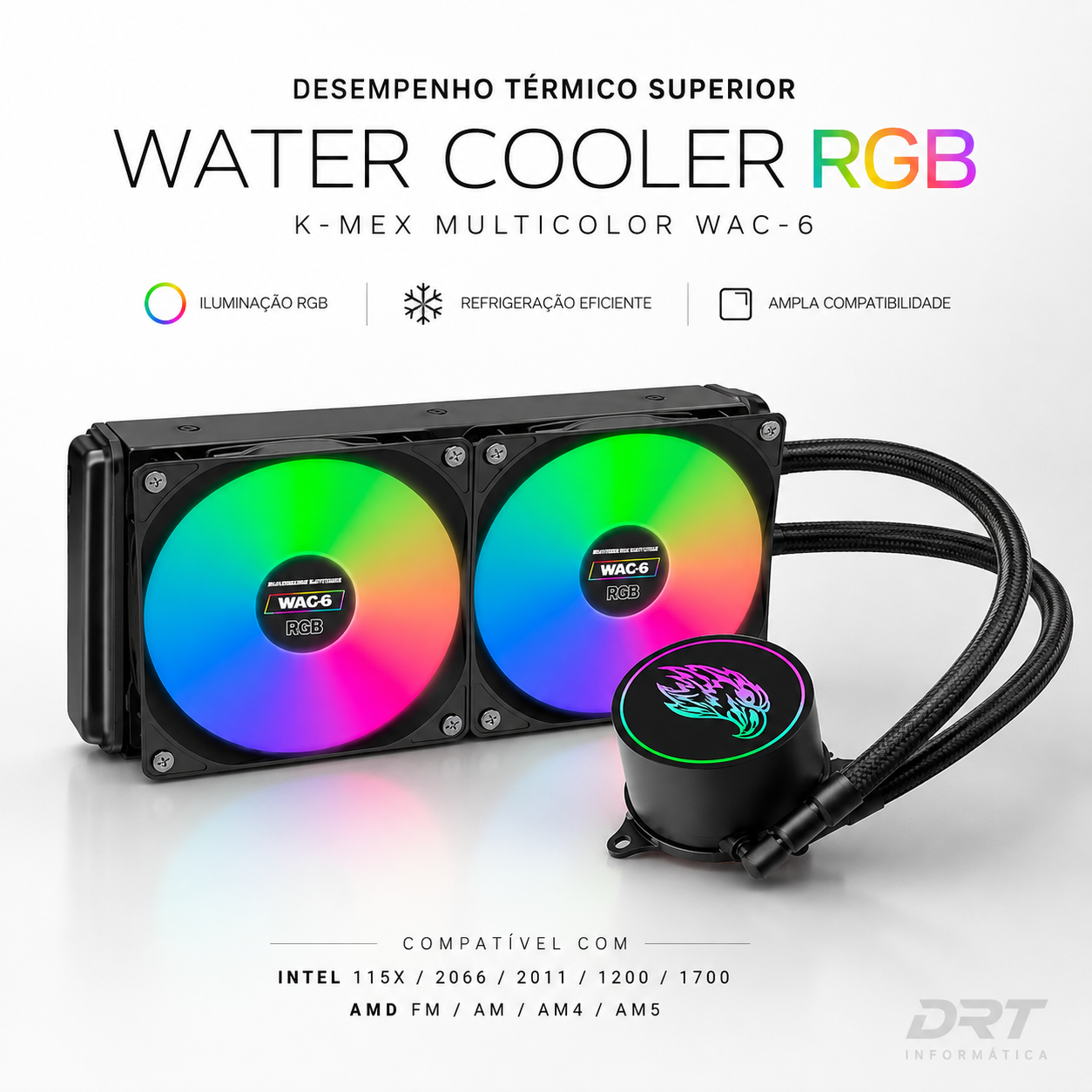 Water Cooler K-MEX Multicolor RGB 240mm